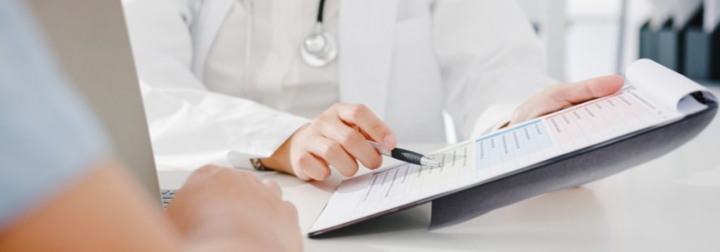 Home 4 exames de rotina